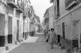 Calle, barrio de El Perchel. 1971. Málaga, España.