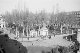 Plaza de la Merced. Enero de 1960. Málaga, España.