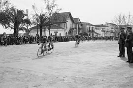 Málaga. Paseo de la Farola. Plaza de Torrijos. Febrero de 1959. Málaga, España.