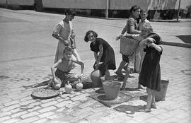 Problemas en el abastecimiento de agua potable. Década de 1940. Málaga, España