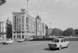 Alameda Principal. Plaza de la Marina. 1968, octubre. Málaga. España.