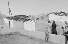 Viviendas. Arroyo El Cuarto. Octubre de 1954. Málaga, España