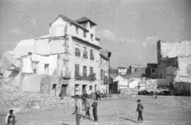 Barrio de El Perchel. 1965, enero. Málaga, España