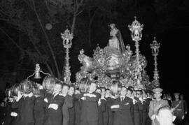 Semana Santa de Málaga. Los Estudiantes. Lunes Santo. Marzo de 1959. España