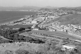 Vista de Málaga. En primer término, El Palo. Noviembre de 1963. España