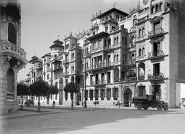 Paseo de Reding. Casas de Félix Sáenz. Málaga (España)