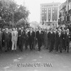 Manifestación  por la concesión a Málaga de la Facultad de  Ciencias Políticas, Económicas y Comerciales. Mayo, 1963