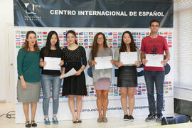 Graduación de los alumnos del CIE de la Universidad de Málaga. Centro Internacional de Español. M...