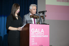 Lola Fenech y Eduardo Bandera presentan la Gala del Deporte Universitario. Escuela Técnica Superi...