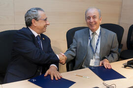 Firma del convenio marco de cooperación de la Universidad de Málaga con la Universidad Federal de...