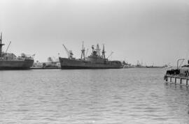 Puerto de Málaga. Buques brasileños. Agosto de 1963