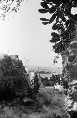 Málaga. Vistas de la Alcazaba. Septiembre de 1963