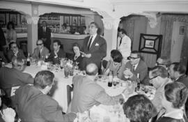 Málaga. Banquete presidido por el alcalde Francisco García Grana. Mayo de 1963
