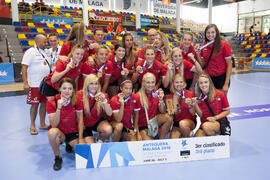 Polonia tercera clasificada en la categoría femenina. Ceremonia de clausura del Campeonato del Mu...