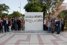 Presentación de la Escuela Infantil de la Universidad de Málaga bajo el nombre "Francisca Lu...