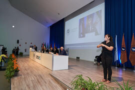 Discurso de Miguel Porras. Apertura del Curso Académico 2021/2022 de la Universidad de Málaga. Es...