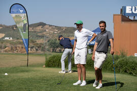 Jugadores en las instalaciones de Antequera Golf. Campeonato Europeo de Golf Universitario. Anteq...