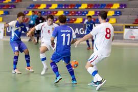 Partido Tailandia contra República Checa. 14º Campeonato del Mundo Universitario de Fútbol Sala 2...