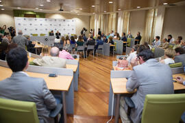 Consejo de Gobierno extraordinario de la Universidad de Málaga con el ministro Pedro Duque. Edifi...