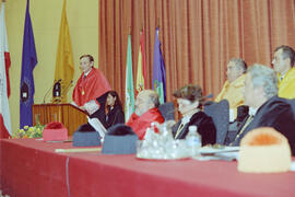 Apertura del Curso Académico 1999/2000 de la Universidad de Málaga. Paraninfo. Octubre de 1999