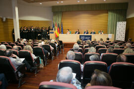 Inauguración del XXVI Encuentro Anual de la Asociación Von Humboldt de España. Edificio del Recto...