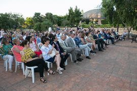 Asistentes al homenaje al personal jubilado de la Universidad de Málaga. Jardín Botánico. Junio 2017