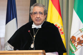 José Ángel Narváez en la investidura como Doctor "Honoris Causa" de Hans-Dieter Wienber...