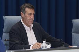 Ernesto Pimentel. Debate electoral entre los candidatos a Rector de la Universidad de Málaga. Esc...