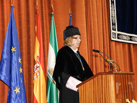 Investidura de nuevos doctores por la Universidad de Málaga. Paraninfo. Abril de 2008