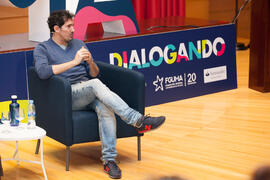 César Bona en el coloquio "Dialogando". Facultad de Derecho. Enero de 2017