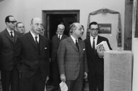 Málaga. Visita del alcalde de Copenhague, Henry Stjernquist a la ciudad. Abril de 1963