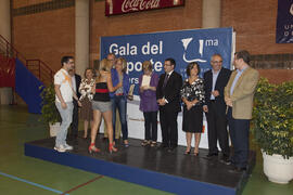 Gala del deporte de la Universidad de Málaga. Complejo Polideportivo Universitario. Mayo de 2010