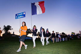 Equipo de Francia. Inauguración del Campeonato Mundial Universitario de Golf. Antequera Golf. Jun...