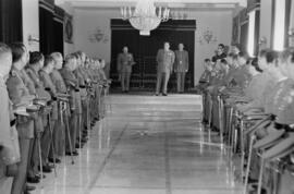 Málaga. Toma de posesión del nuevo gobernador militar. Septiembre de 1963