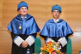 Eduardo Rodríguez Bejarano y Hans-Dieter Wienberg en su investidura como Doctor "Honoris Cau...