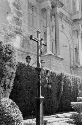 Málaga. Cruz del Cristo del Postigo de los Abades. Agosto de 1963