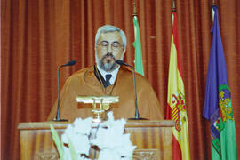Apertura del Curso Académico 2000/2001 de la Universidad de Málaga. Paraninfo. Octubre de 2000