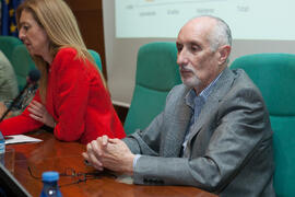 Antonio Morales en la celebración del Día del Profesor Jubilado de la Universidad de Málaga. Edif...