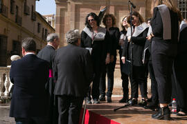 Coro Oficial de la Universidad de Málaga. Acto de la Hermandad de los Estudiantes en la Catedral....
