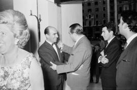 Málaga. Inauguración y bendición del establecimiento CRYSTA. Septiembre de 1963