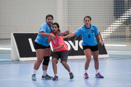 Partido Uruguay - India. Categoría femenina. Campeonato del Mundo Universitario de Balonmano. Ant...