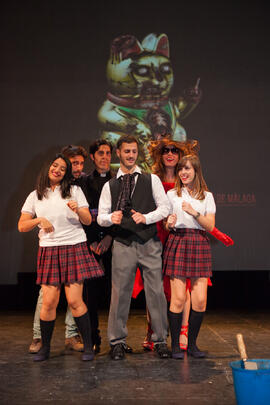 Ensayos para la Gala Inaugural de la XXIV edición de Fancine de la Universidad de Málaga. Teatro ...