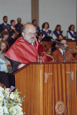 Apertura del Curso Académico 1996/1997 de la Universidad de Málaga. Teatro Cervantes. Octubre de ...