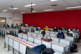 Aula de la Facultad de Ciencias de la Comunicación de la Universidad de Málaga. Campus de Teatino...