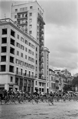 Málaga. Etapa de la X Vuelta Ciclista a Andalucía. Febrero, 1963.