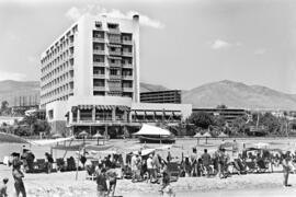 Málaga. Torremolinos. Torremolinos. Hotel Pez Espada.  Agosto de 1963