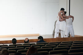 Representación de la obra "La Gaviota" de la compañía Mu Teatro. Paraninfo. Octubre de ...