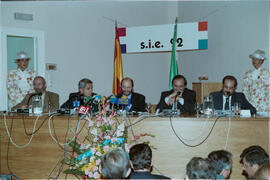 Inauguración del Salón Internacional del Estudiante. Granada. Octubre de 1992