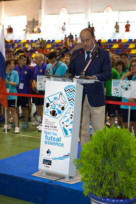 Manuel Jesús Barón. Inauguración del 14º Campeonato del Mundo Universitario de Fútbol Sala 2014 (...