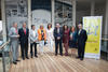 Foto de grupo tras la presentación de los Cursos de Verano de la Universidad de Málaga ante los m...